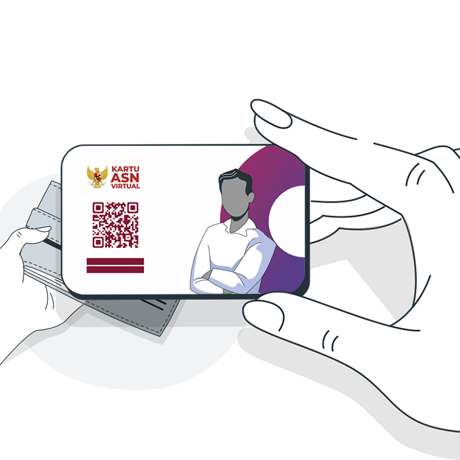 Ilustrasi Kartu Virtual ASN